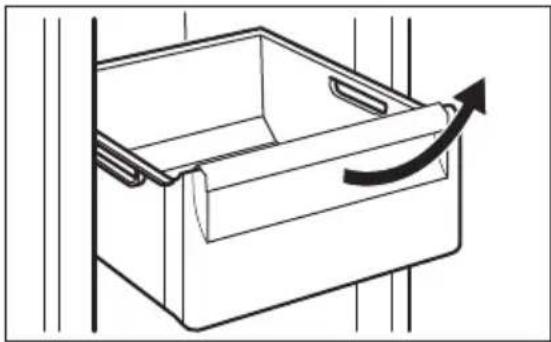ELECTROLUX SG405N - Rimozione e installmente dei cassetti del congelatore - 1