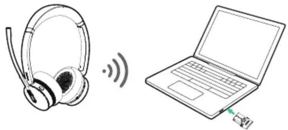 Yealink BH70 - • Associez avec un PC - 1