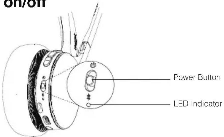 Yealink BH70 - Power on/off - 1