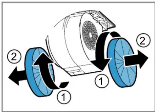 BOSCH DWK63PJ61T - Dépose du filtre anti-odeurs - 1