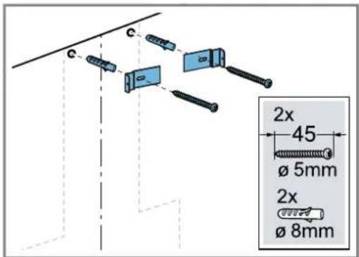 BOSCH DWK63PJ61T - Préparation du mur - 5
