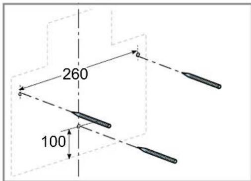 BOSCH DWK63PJ61T - Préparation du mur - 3