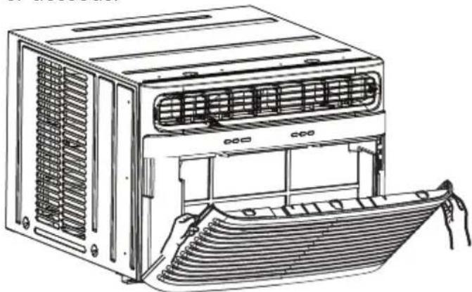 FRIGIDAIRE FHWW185WE2 - Nettoyage du filtre à poussière - 1