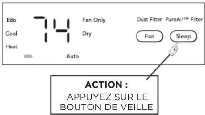 FRIGIDAIRE FHWH234WB2 - L'INDICATEUR DU FILTRE PUREAIR™ : - 4