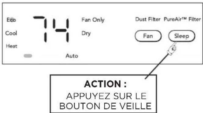 FRIGIDAIRE FHWH184WB2 - L'INDICATEUR DU FILTRE PUREAIR™ : - 4