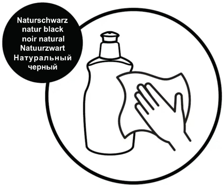 Paidi Tomke - Reinigungshinweis für Möbel in Naturschwarz - 1