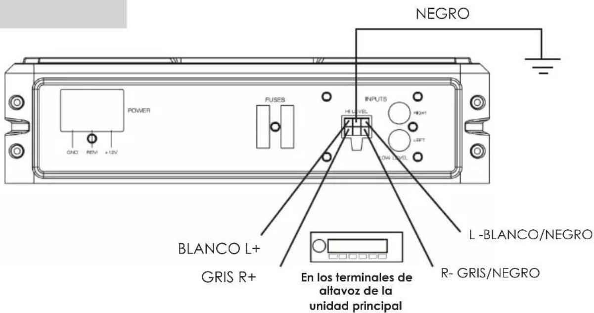 PHOENIX GOLD Z8150V2 - Cableado de entrada de nivel bajo - 1