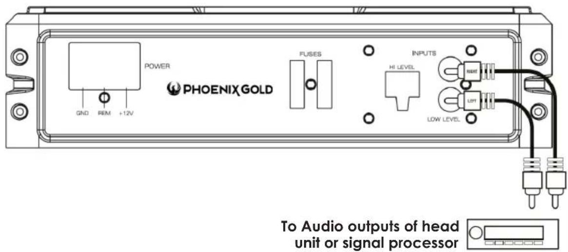 PHOENIX GOLD Z8150V2 - Low Level Input Wiring - 1