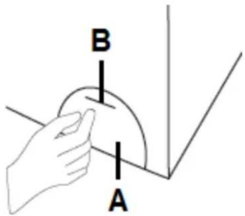 B A