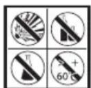 GLORIA Profiline 510T - Symbolik auf dem Gerät sowie in der Betriebsanleitung - 7
