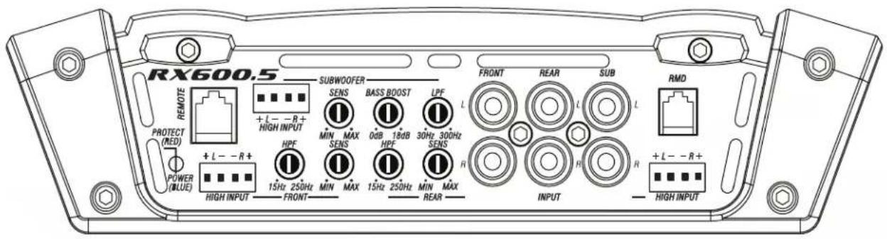 PHOENIX GOLD RX600.5 - CONTROL REMOTO de NIVEL de BAJOS - 1