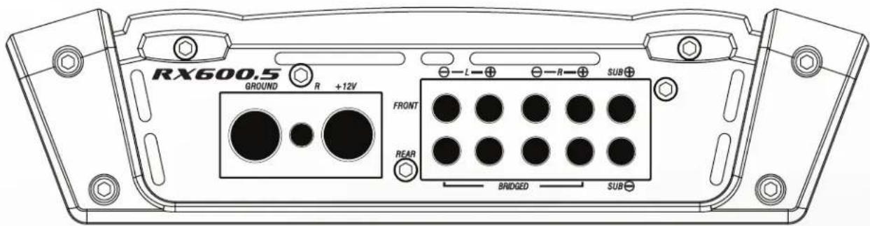 PHOENIX GOLD RX600.5 - CONTROL REMOTO de NIVEL de BAJOS - 2