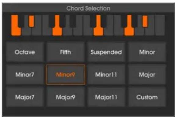 Arturia Prophet-5 V - Sélection d'accord - 1