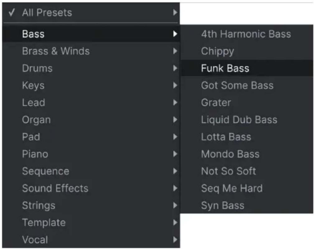 Arturia Prophet-5 V - 3.2.2.Barre d'outils de Preset - 5