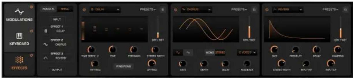 Arturia Prophet-5 V - EFFETS - 1