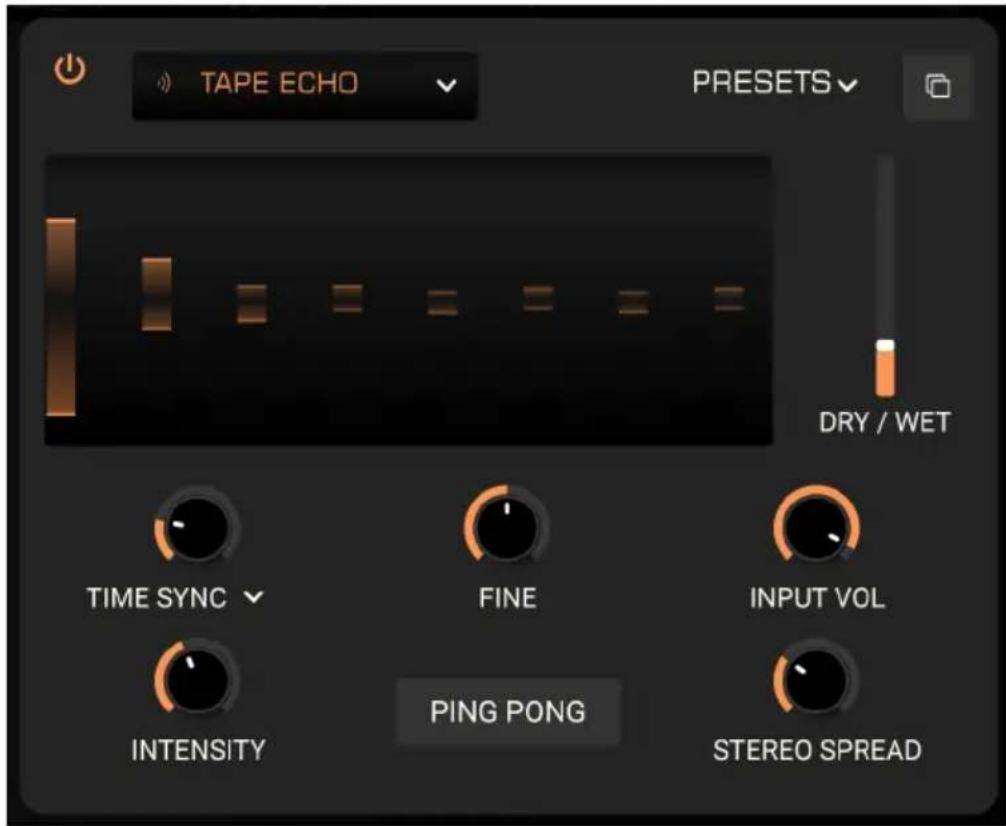 Arturia Prophet-5 V - Tape Echo [Echo à bande] - 1