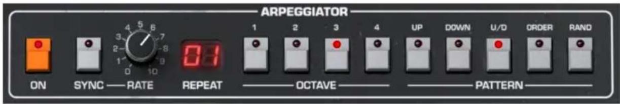 Arturia Prophet-5 V - Arpeggiator - 1