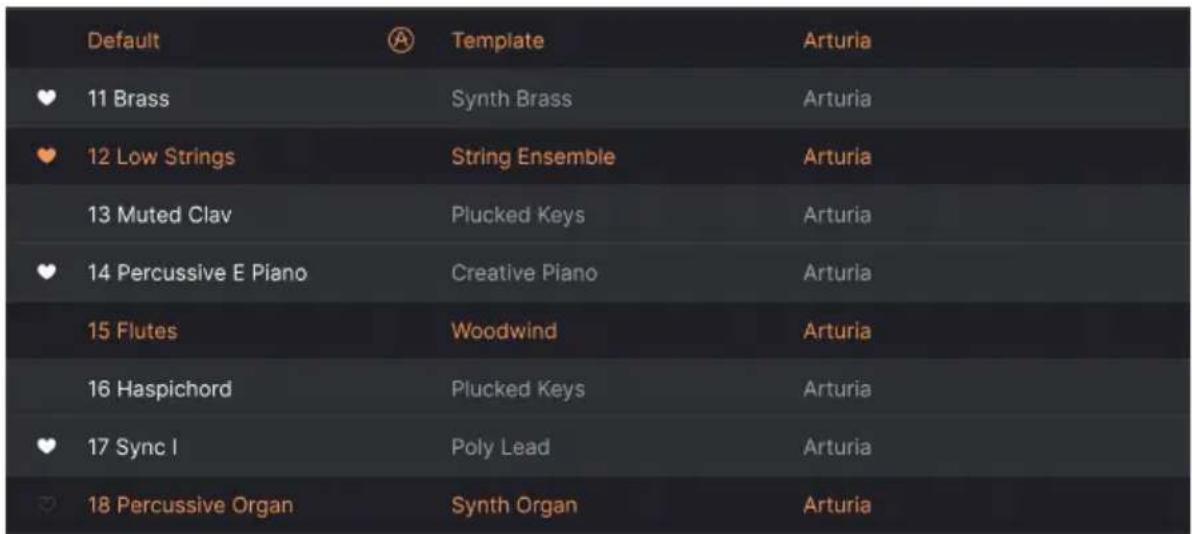 Arturia Prophet-5 V - Modifier une information pour plusieursures preset - 1