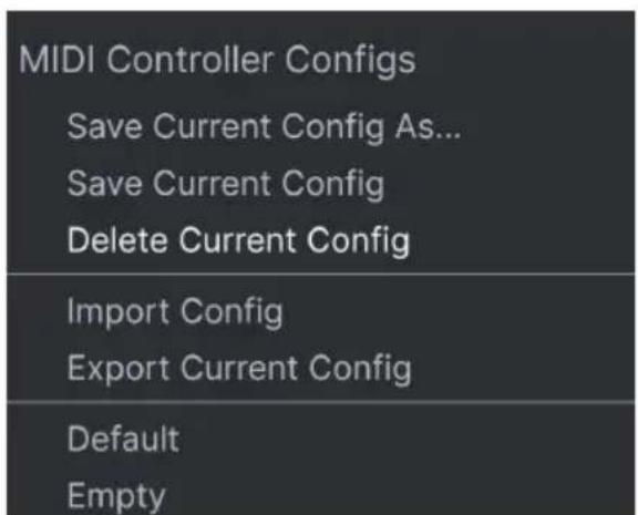 Arturia Prophet-5 V - Menu MIDI Config [Configuration MIDI] - 1