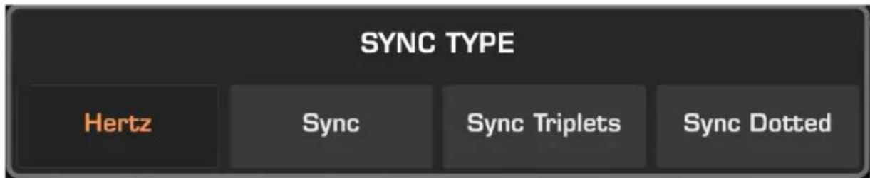Arturia Prophet-5 V - Options de synchronisation de l'arpeggiator - 1