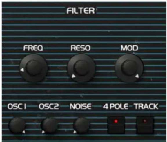 Arturia OP-Xa V - Partie Filter - 1