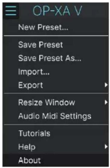 Arturia OP-Xa V - Audio MIDI Settings - 1