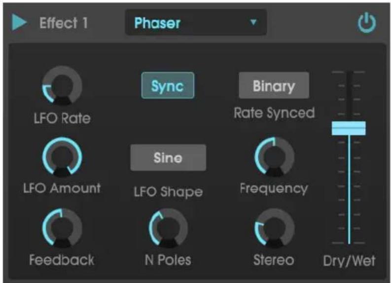 Arturia OP-Xa V - Phaser - 1
