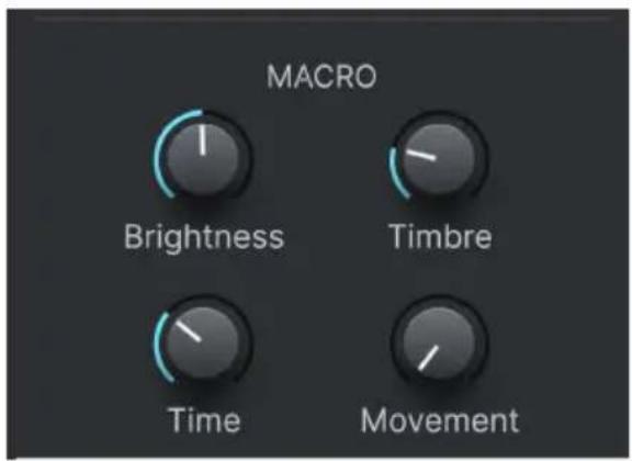 Arturia OP-Xa V - Potentiometres Macro - 1