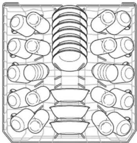 FRIGIDAIRE FDSR4501AP - Chargement du panier supérieur - 2