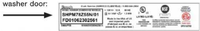 BOSCH SHP78CF5N - State of California Proposition 65 Warnings - 1
