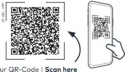SIEMENS ED811HQ26E - ② Scan here to connect with the Home Connect app - 1