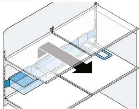 SIEMENS KF96DPXEA - Aksesuar çubuğunun çıkartılması - 1