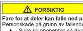 SIEMENS KF96DPXEA - Utskiftning av høyre dørhengsler - 6