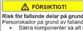 SIEMENS KF96DPXEA - Byte av den högra dörrens gångjärn - 8