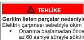 SIEMENS KF96DPXEA - İkaz bilgilerinin yapısı - 4