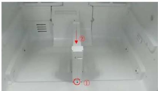 SIEMENS KF96DPXEA - Demontarea lâmpilor de pe peretele din spate - 8