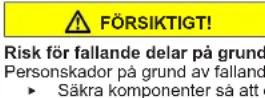 SIEMENS KF96DAXEA - Byte av den vänstra dörrens gångjärn - 8
