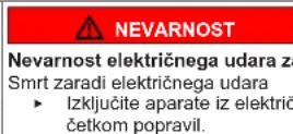 SIEMENS KF96DAXEA - Struktura opozoril - 4