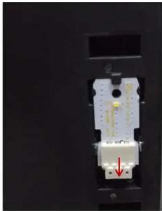 SIEMENS KF96DAXEA - Removing 0 °C compartment lamp - 2