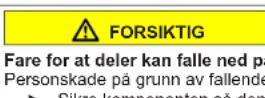 SIEMENS KF96DAXEA - Utskiftning av venstre dørhengsler - 6