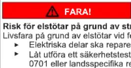 SIEMENS KF96DAXEA - Byte av den vänstra dörrens gångjärn - 12