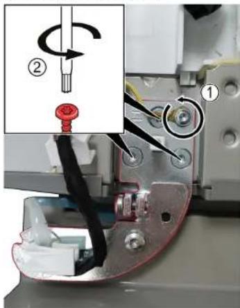 SIEMENS KF96DAXEA - Remover as dobradiças da porta esquerda - 3