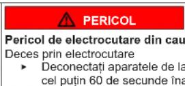 SIEMENS KF96DAXEA - Structura avertismentelor - 4