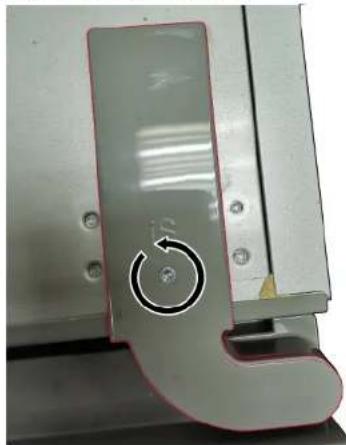 SIEMENS KF96DAXEA - Demontaż prawych zawiasów drzwi - 1