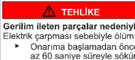 SIEMENS KF96DAXEA - Sağ kapı menteşelerinin değiştirilmesi - 14