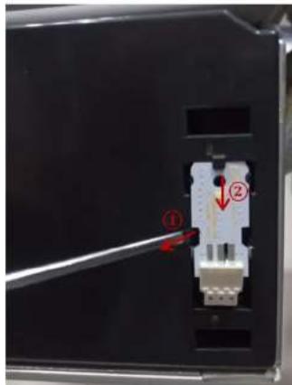 SIEMENS KF96DAXEA - Lamp van het 0 °C vak verwijderen - 3