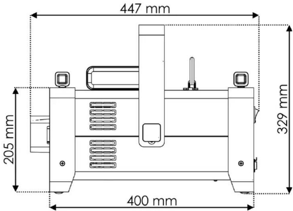Showtec QubiQ S2500 - Dimensions - 2