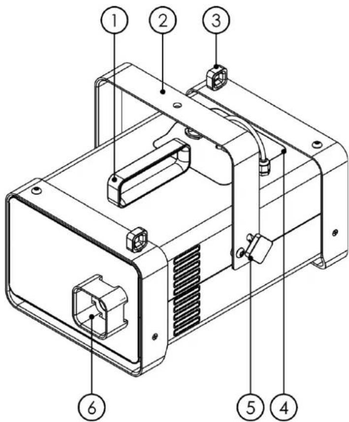 Showtec QubiQ S1500 - Vue de la partie avant - 1