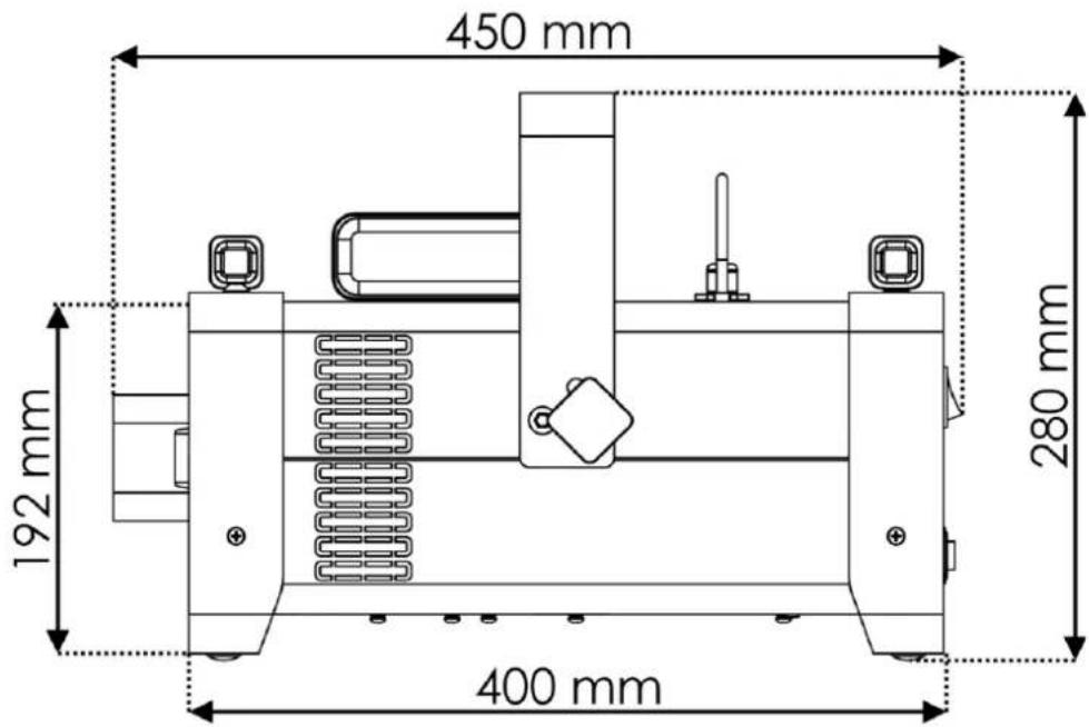 Showtec QubiQ S1500 - Dimensions - 2