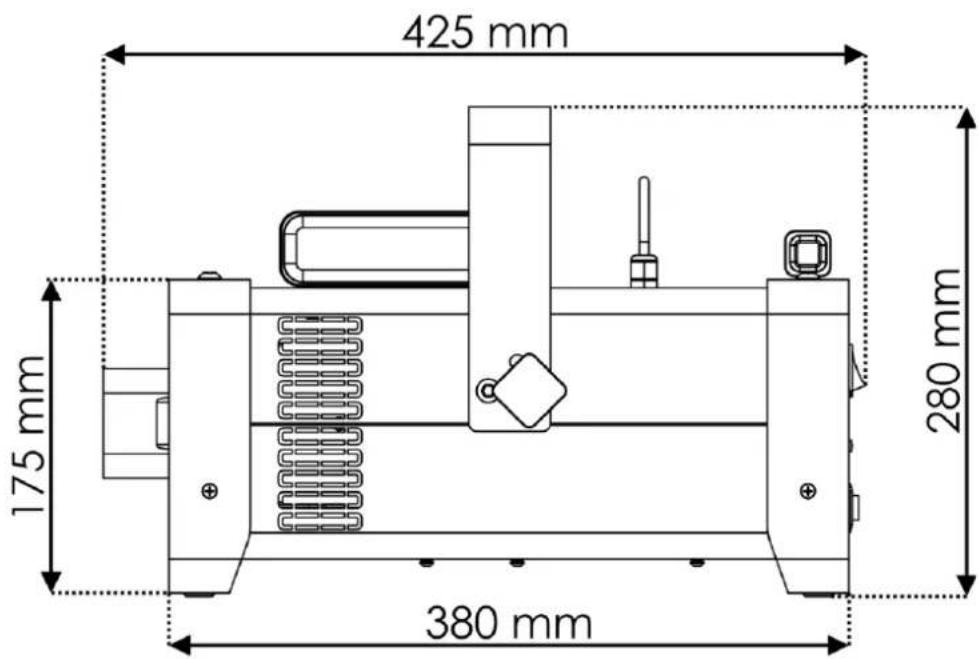 Showtec QubiQ S1000 - Dimensions - 2